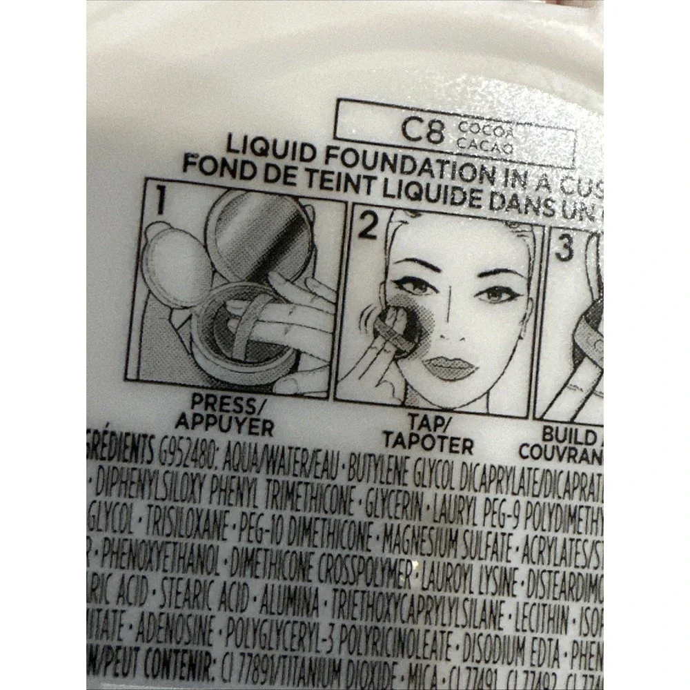 L'Oreal True Match Lumi Cushion Foundation C6 C8 Cocoa 2 Pack New Sealed